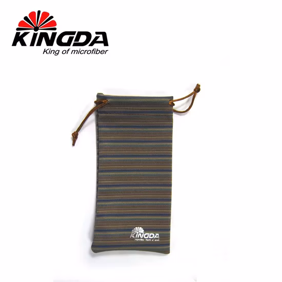 Individuell mit Logo bedruckte Mikrofaser-Beuteltasche für Skibrillen und Skibrillen